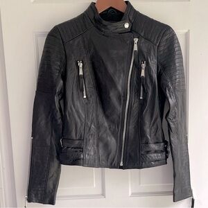 BCBGeneration Black Leather Jacket
